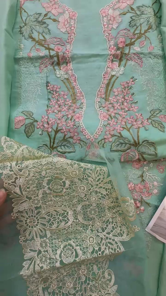 Binilyas luxury embroided lawn 3pc