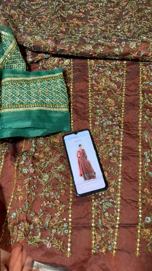 Alkaram origna festive luxury maxi 3pc