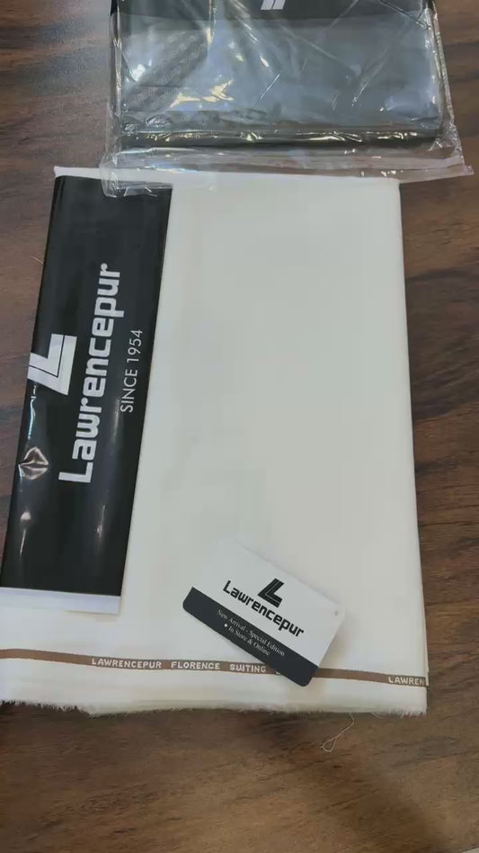 Lawrencepur luxury gents all season wash n wear florence suting complete suit code 6