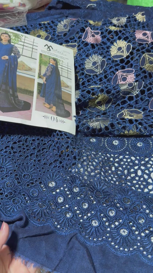 Mahees by riaz arts luxury embroided 3pc code b