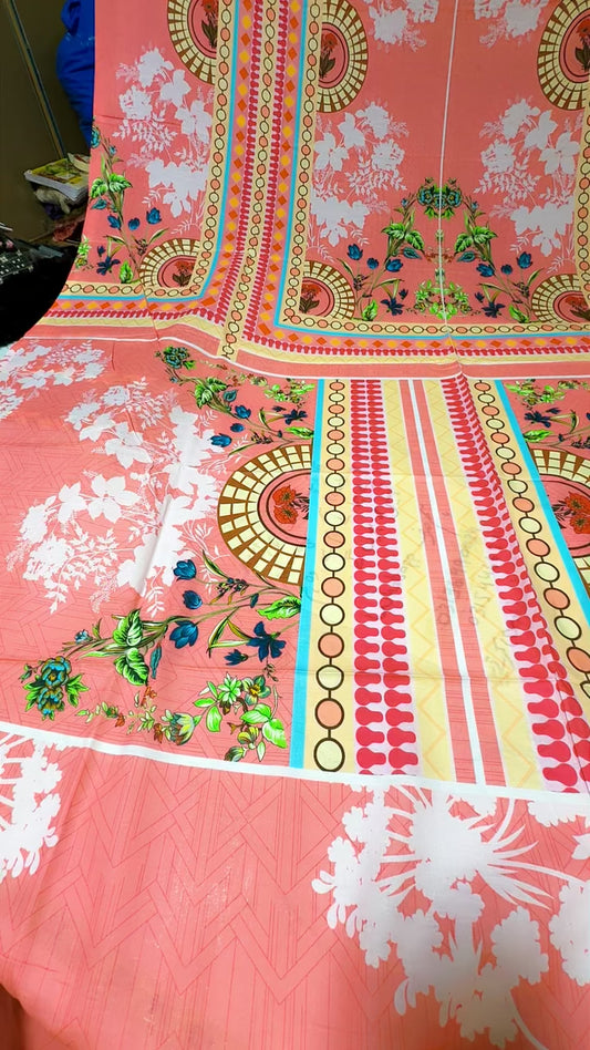 Ethnic printed cotton lawn 2 pc