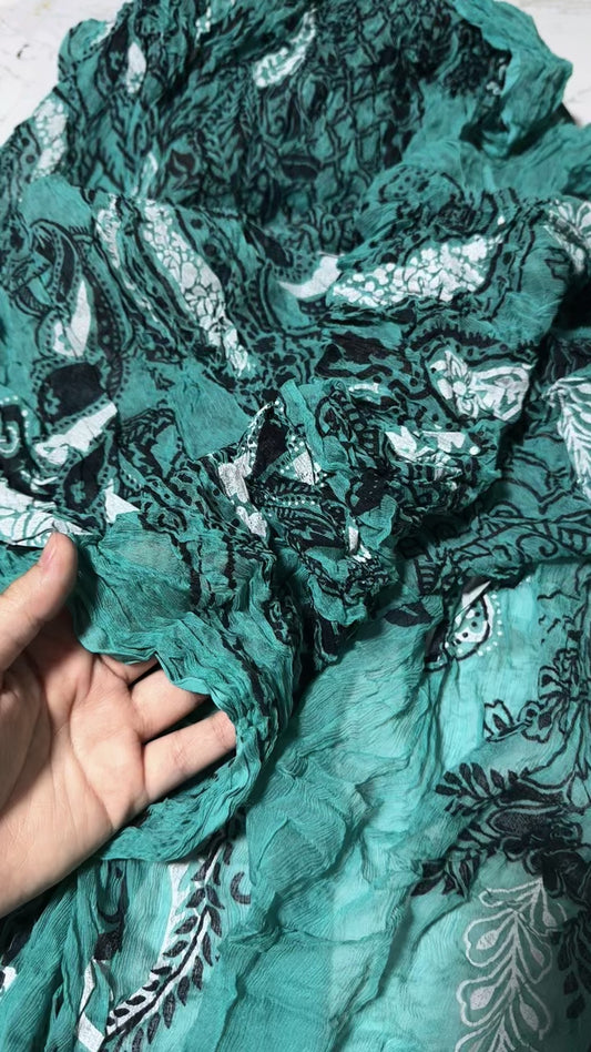 Zara shahjahan pure chiffon duppata (bfresh)