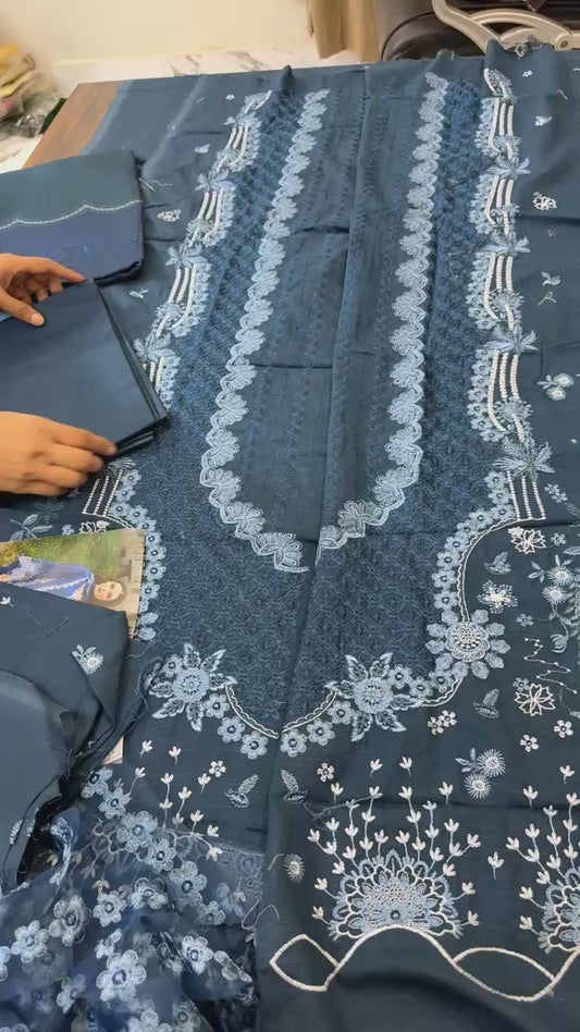 Faiza faisal luxury embroidered winter khadar 3pc