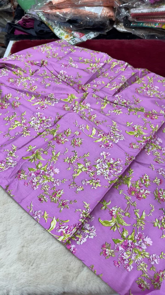 Printed winter coord set unstitched 2pc