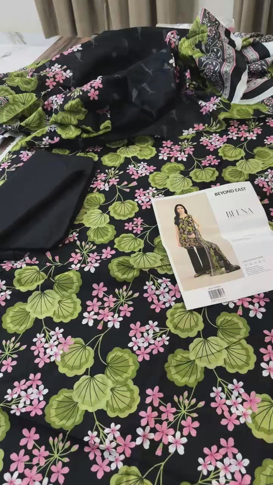 Beyond east printed lawn 3pc