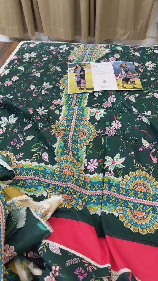 Farasha by baroque new laucnh printed 3pc