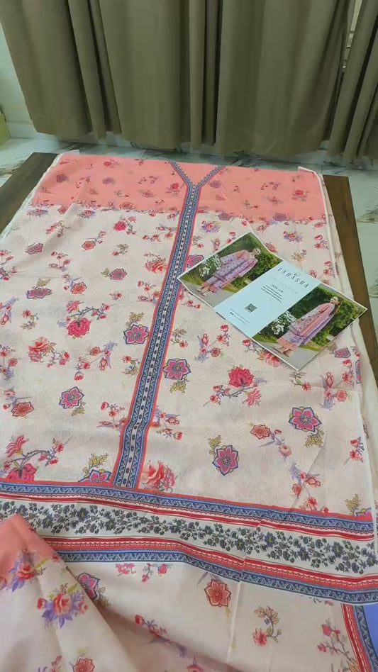Farasha by baroque new laucnh printed 3pc