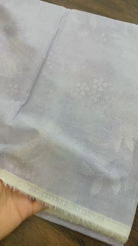 Beech tree all over printed lawn 2pc