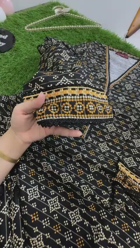 Bin Saeed printed winter 3 pc stitched