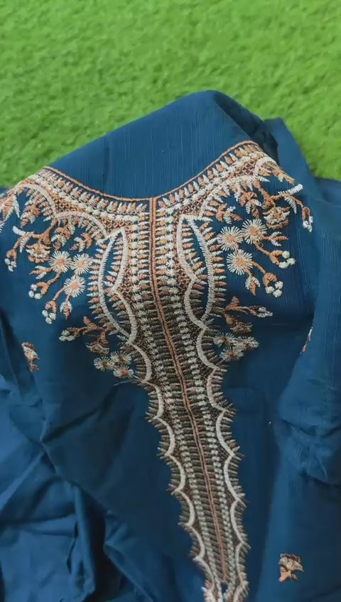 Beech tree embroidered khaddar 2 pc
