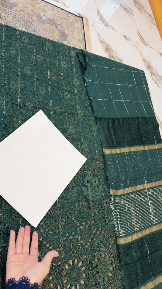 Mahees by riaz arts luxury embroided 3pc code 06