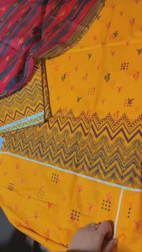 Bonanza Satrangi printed lawn 3 pc
