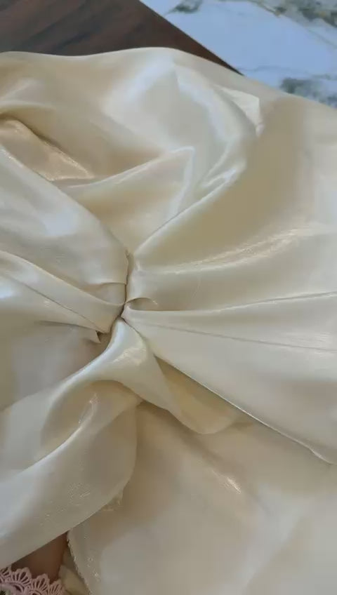 Unstitched lava silk sheesha silk 2 pc