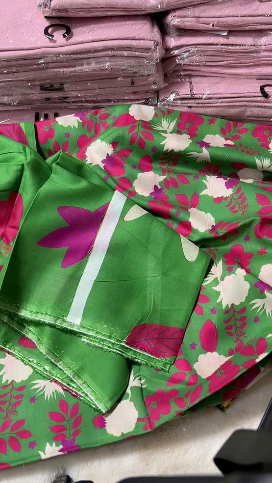 Ethnic printed lawn 3 pc