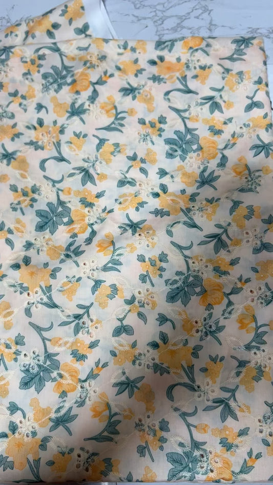 Imported lawn shirt chikenkari