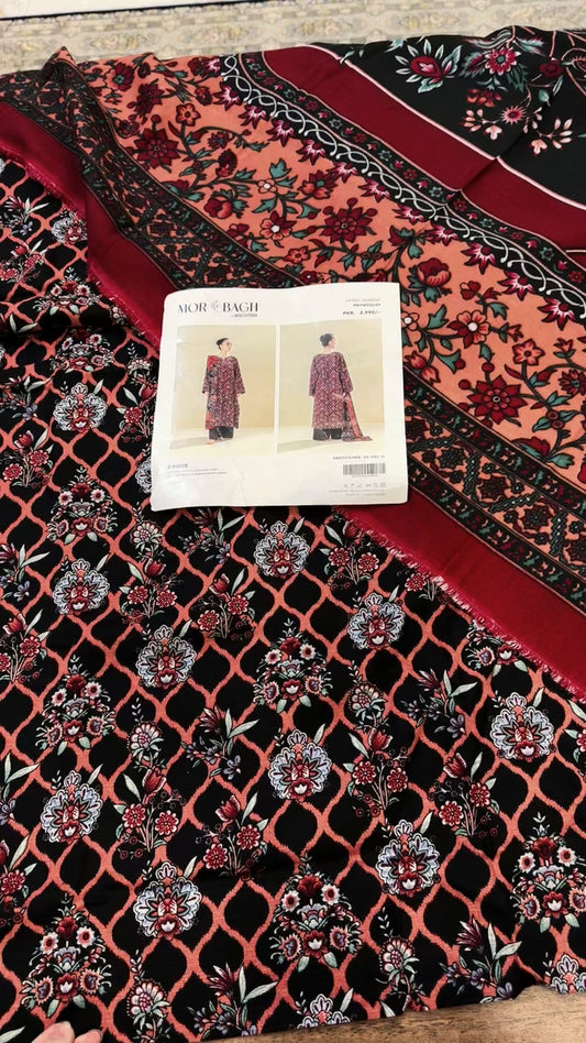 Beechtree printed winter shirt and shawl clearance