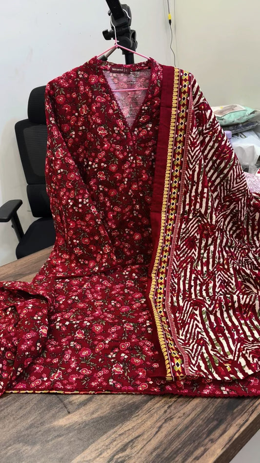 Bin saeed embroided winter 3pc