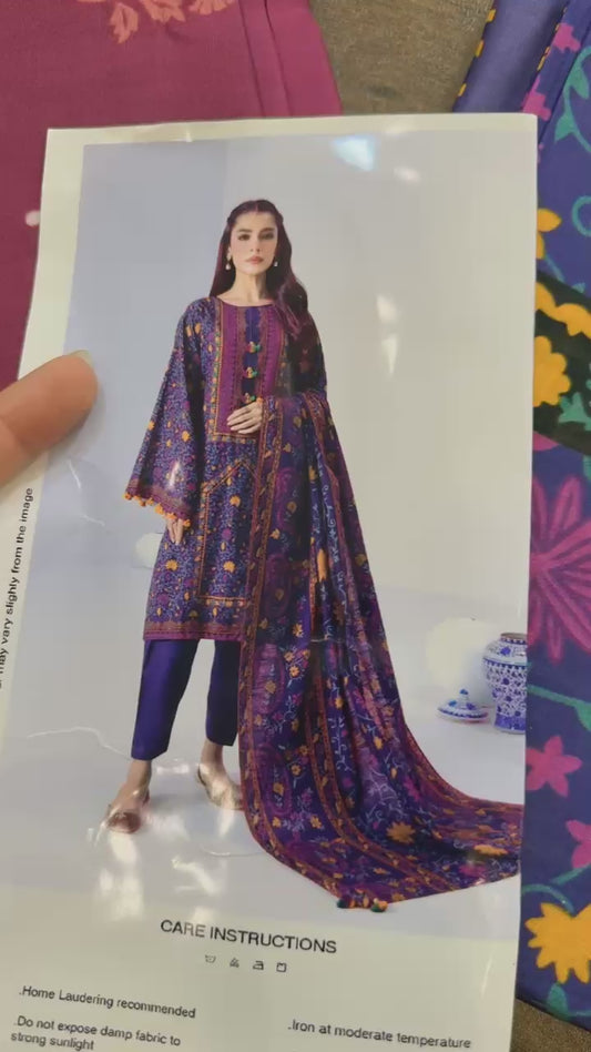 Whole sale deal of lawn 3pc code B