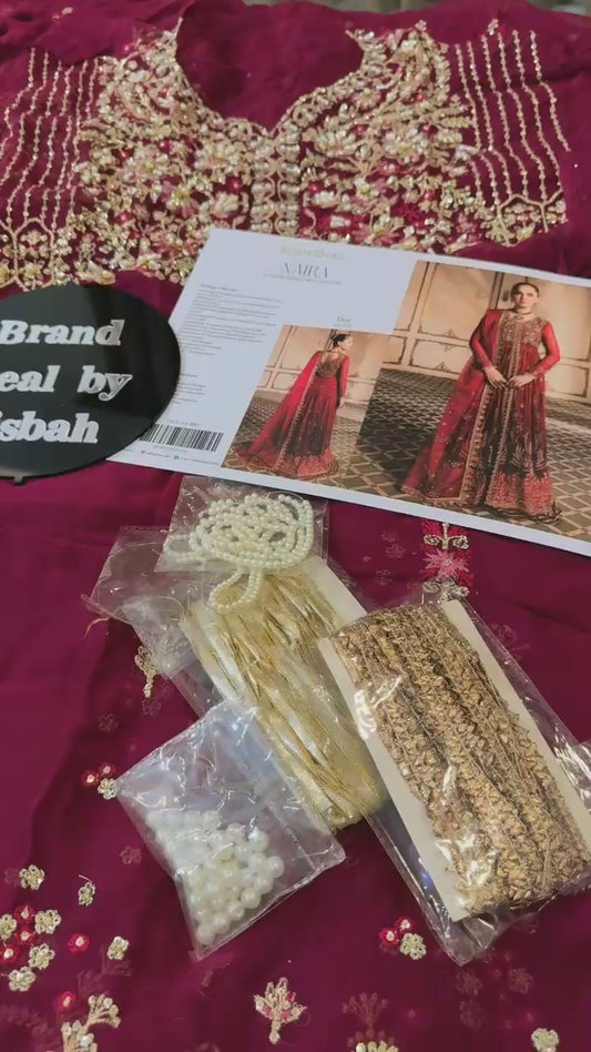 Mushq roheenaz luxury embroided chiffon 3pc