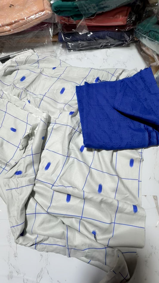 Mix brand printed linen 2pc