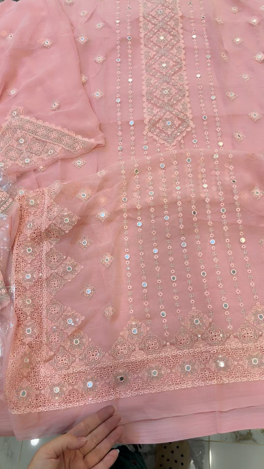 Alkaram festiveluxury chiffon 3pc