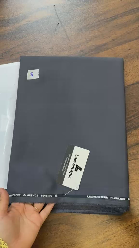 Lawrencepur luxury gents all season wash n wear florence suting complete suit code 5