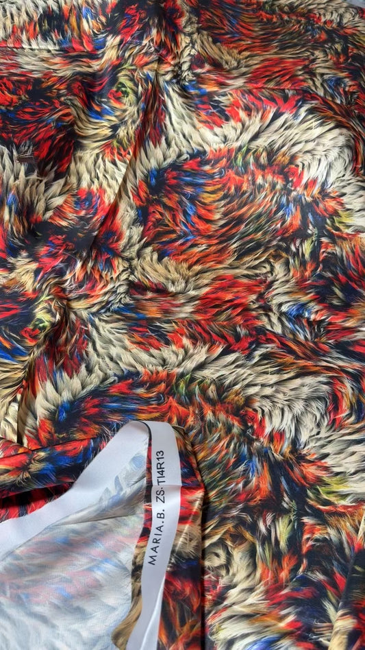 Maria b shamose / satin silk 2pc