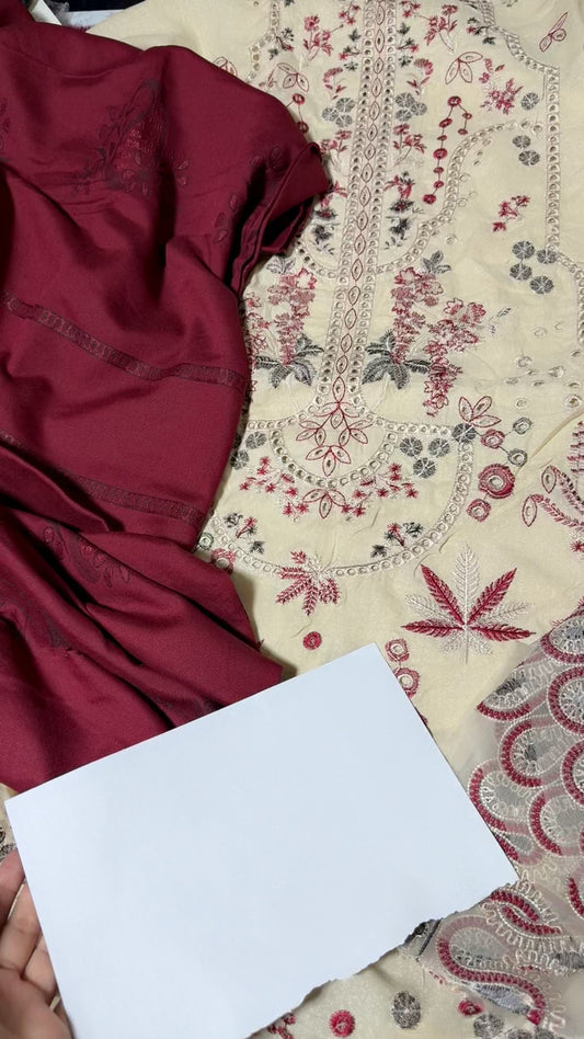 Riaz arts luxury embroided 3pc