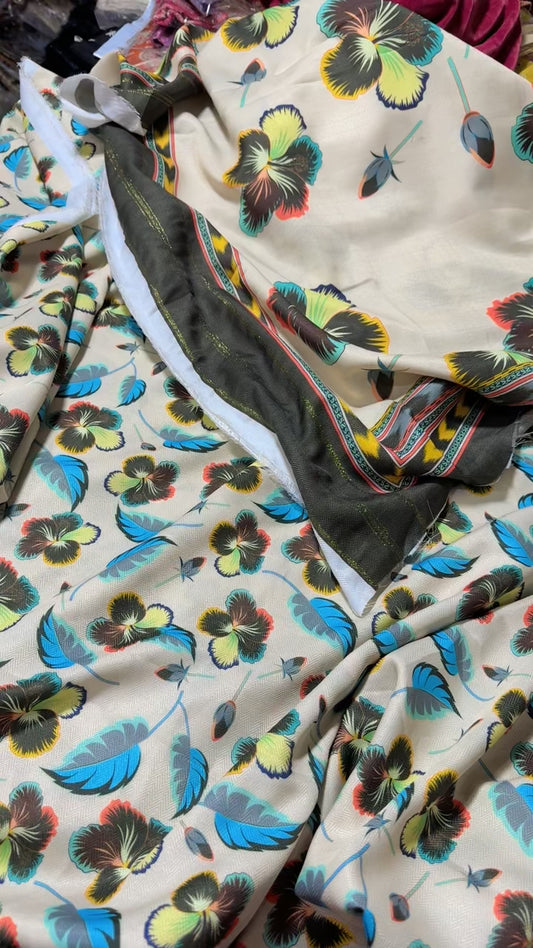 Pashmina printed 3pc