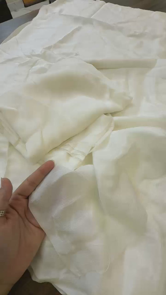 Plain raw silk 3 pc dyeable in all colors