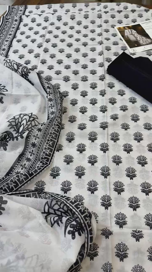 Printed lawn 3pc