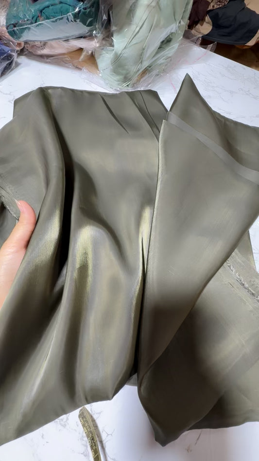 Lava silk/sheesha silk 2pc (metalic green)