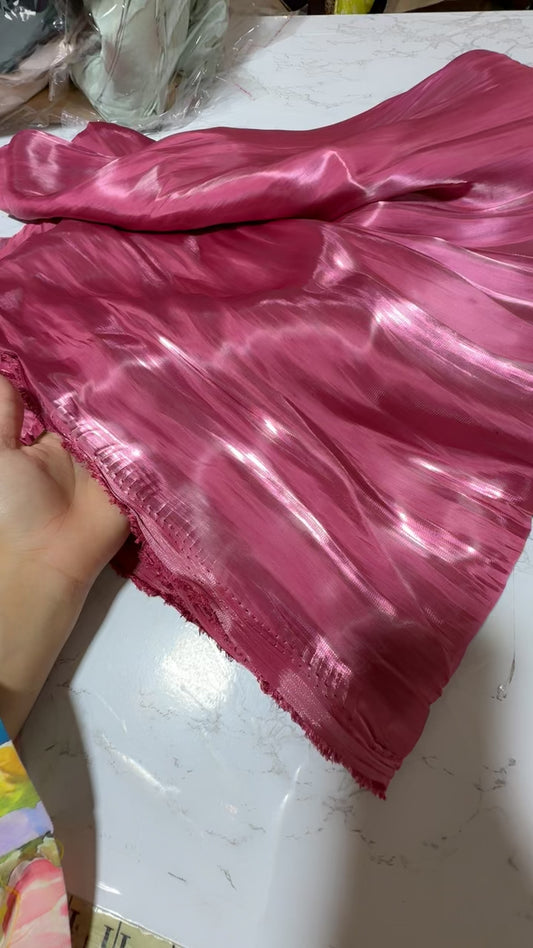 Sheesha silk / lava silk 2pc (pinkish maroon)
