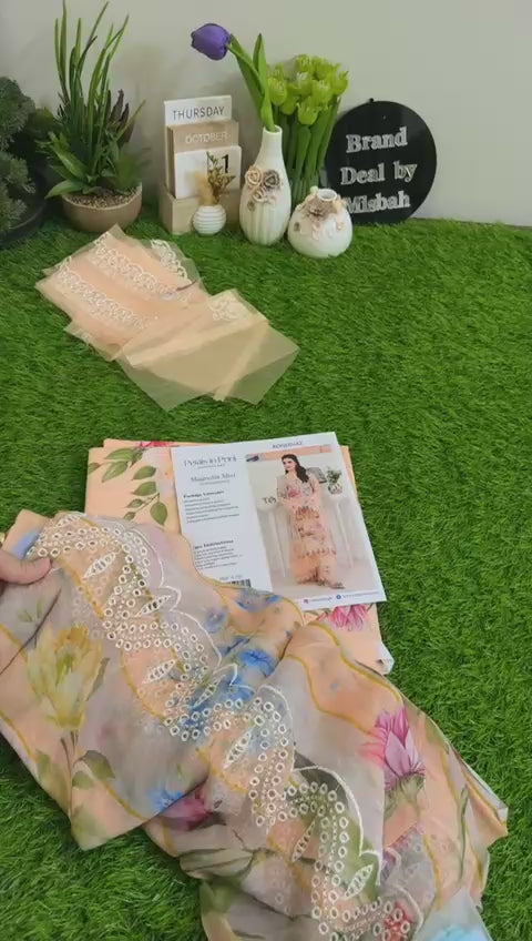 Mushq Roheenaz embroidered 3pc