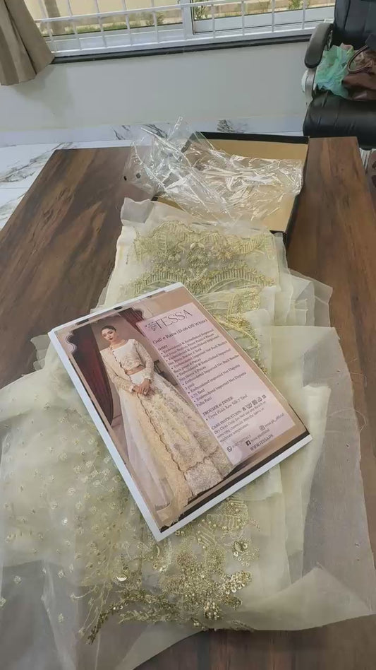 Tessa Gull e Rana (D-06 off white) luxury formal dresses