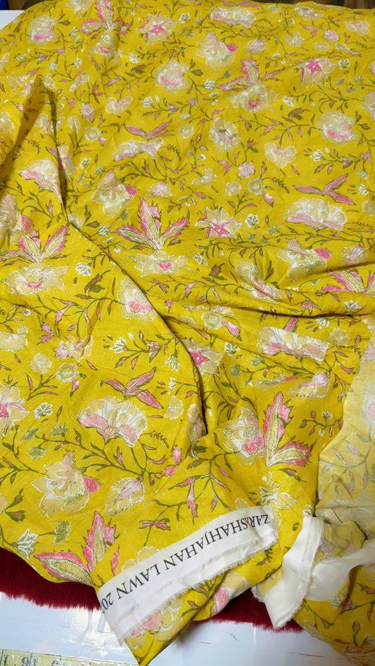 Zara shahjahan printed lawn 2pc