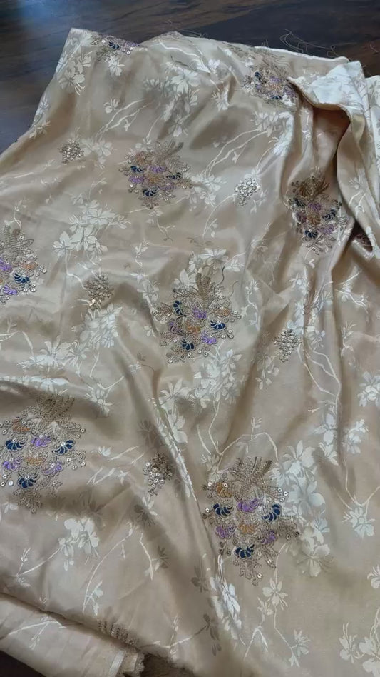 Chaina Patti embroided silk 2 pc