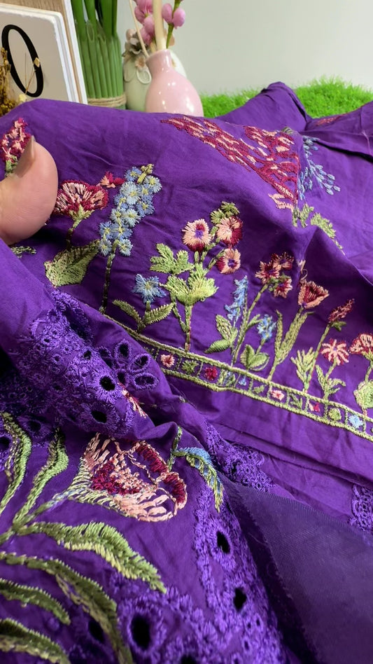 Mushq esmel embroided lawn 2pc