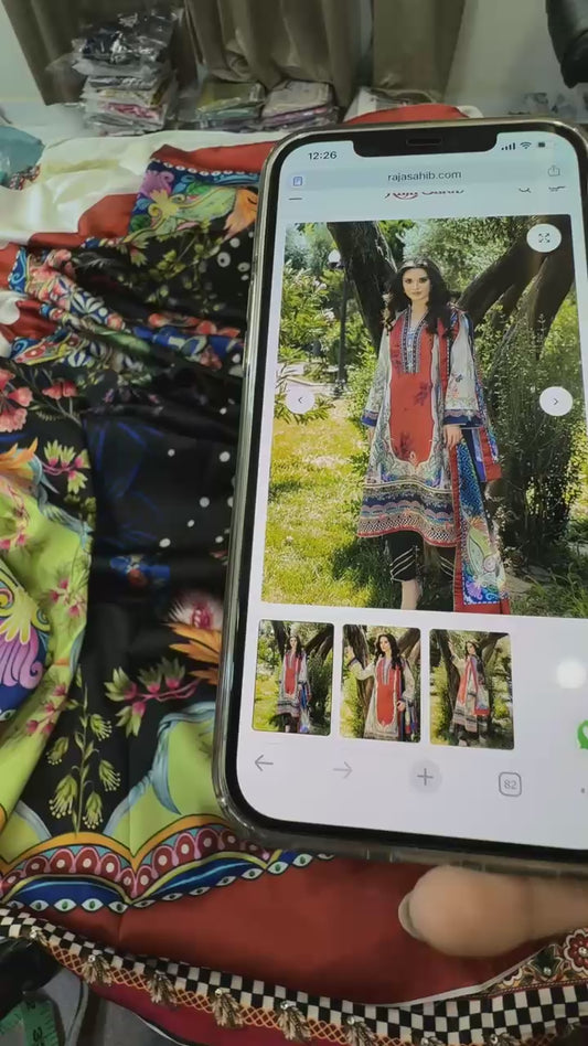 Mushq Nirvana printed silk collection 3 PC