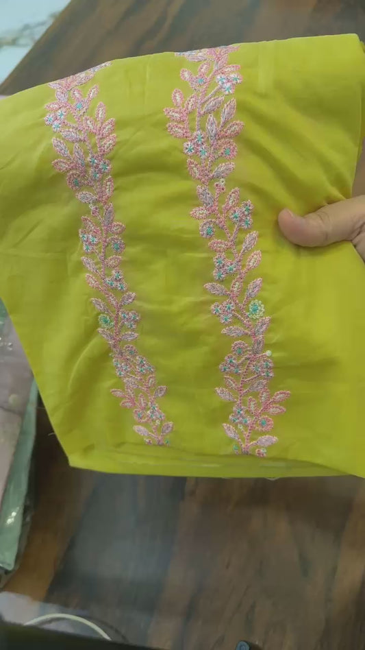 Batik embroidered lawn 3pc