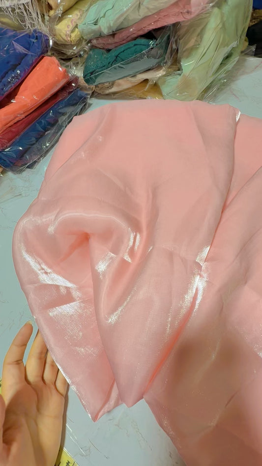 Lava silk/sheesha silk 2pc ( baby pink)