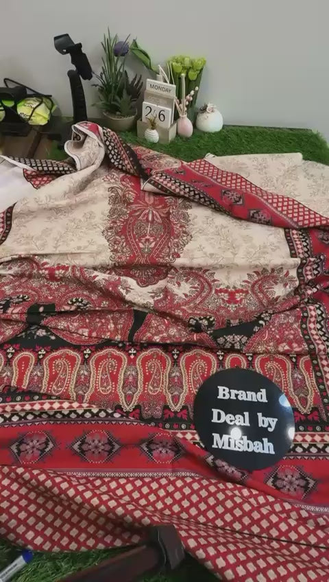 Ethnic winter printed kaftan