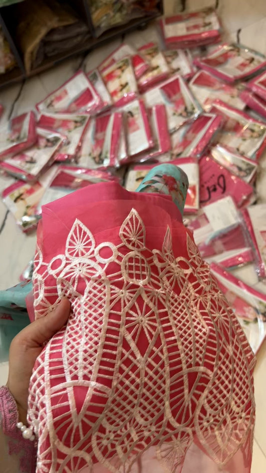 Asifa Nabeel embroided shirt duppata