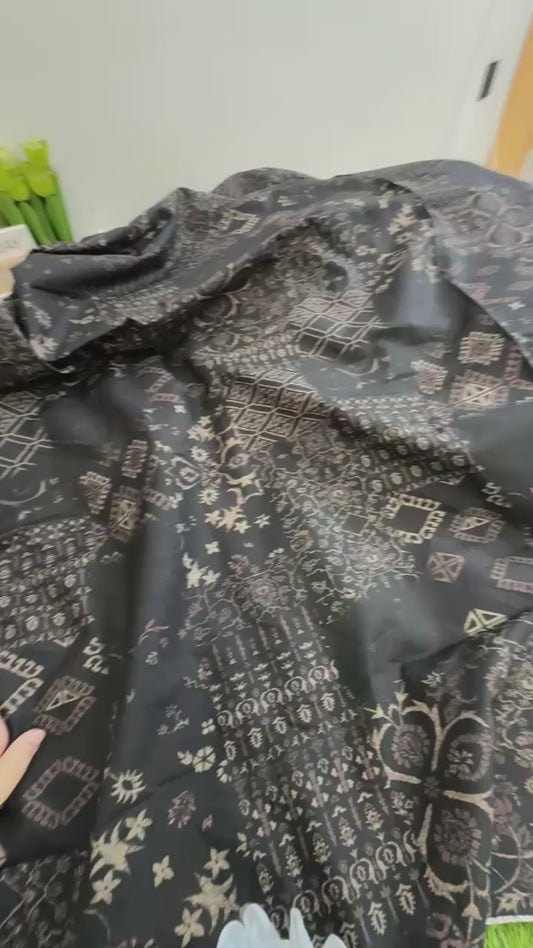 Ethnic all over printed winter 2 pc