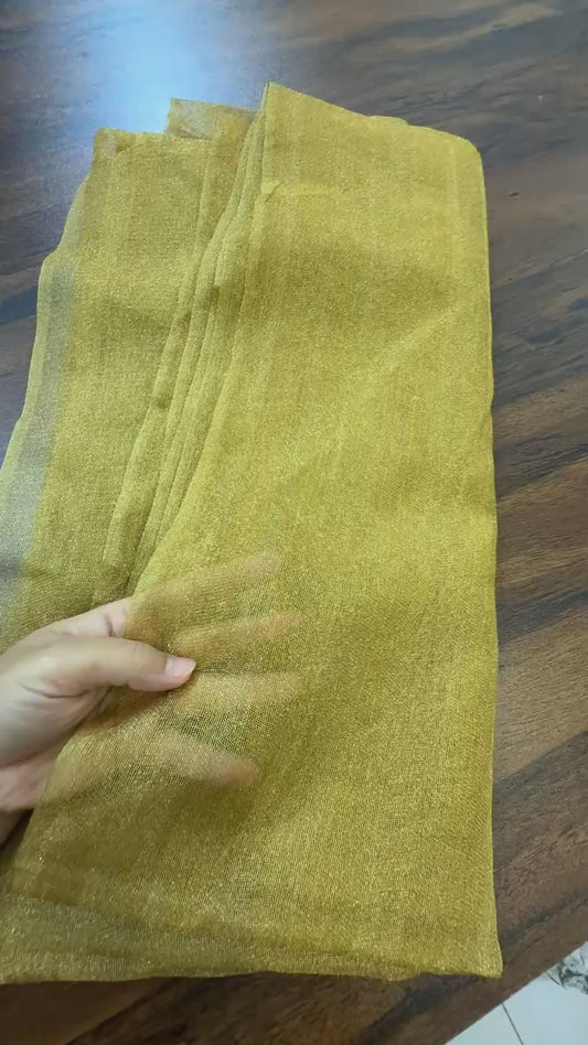 Maria b 💯 percent original luxurious zari net masuri fabric