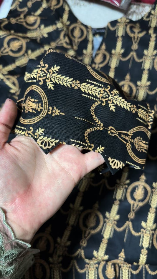 Misbah's stitched winter khadar 2pc