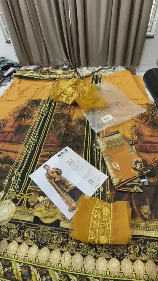 Nishat Printed Lawn 3pc