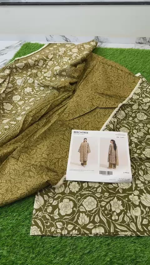Beech tree printed 2 pc khaddar