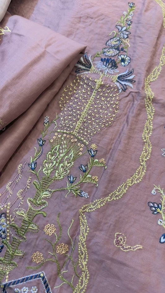 Teesa lawn luxury embroided 3pc