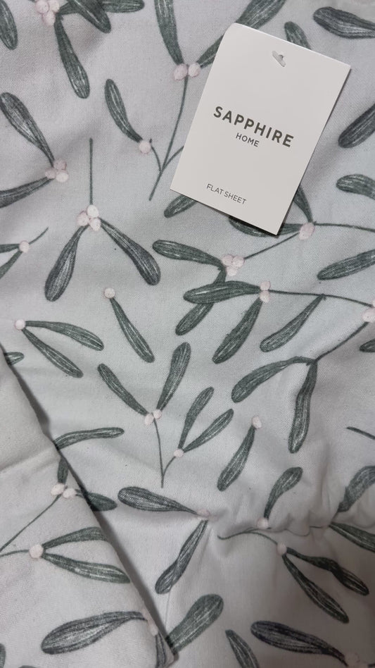 Sapphire fleece bed sheet (single)